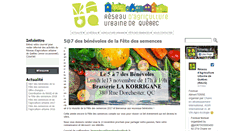 Desktop Screenshot of agricultureurbaine.net