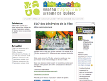 Tablet Screenshot of agricultureurbaine.net